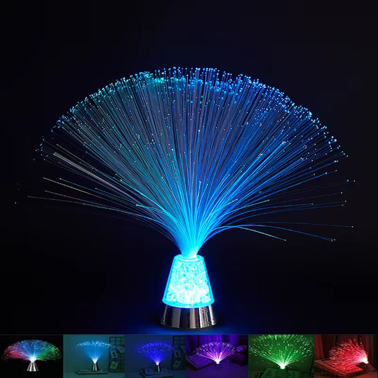 Multicolor LED Fiber Optic Lamp Light Interior Decoration Starry Sky Festival Lamp LED Night Light Camping Atmosphere Lamp