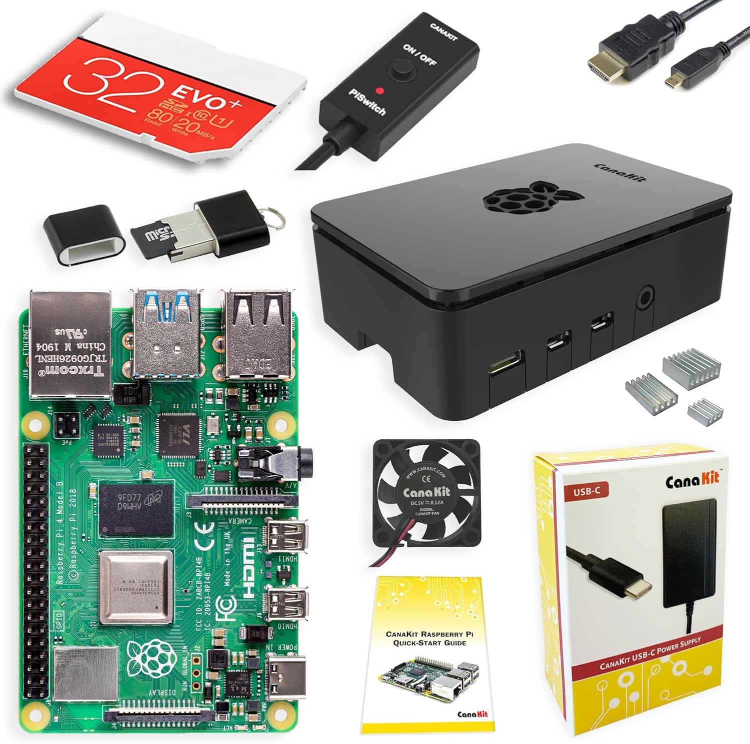 Raspberry Pi 4 4GB Starter PRO Kit - 4GB RAM
