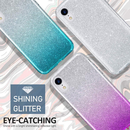 Compatible with Iphone XR Case,Bling Sparkle Cute Girls Women Protective Christmas Case(Red)